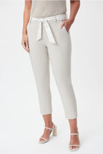 Load image into Gallery viewer, Joseph Ribkoff 232021 Moonstone Cropped Pant With Printed Belt
