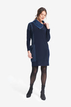 Charger l&#39;image dans la galerie, JR214155 Tunic Dress With Contrast Trim
