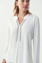 Load image into Gallery viewer, Joseph Ribkoff 221046 Top With Front Embellishment
