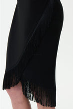Load image into Gallery viewer, Joseph Ribkoff 224209 Dress With Fringe Trim
