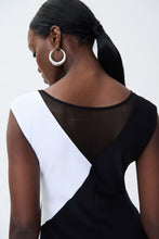 Load image into Gallery viewer, Joseph Ribkoff 231111 Black White Dress
