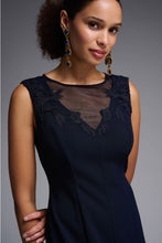 Load image into Gallery viewer, Joseph Ribkoff 231729 Dress With Lace and Mesh Trim
