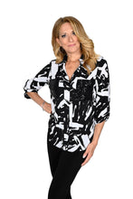 Load image into Gallery viewer, Frank Lyman 236219 Printed Blouse With Sequin Details

