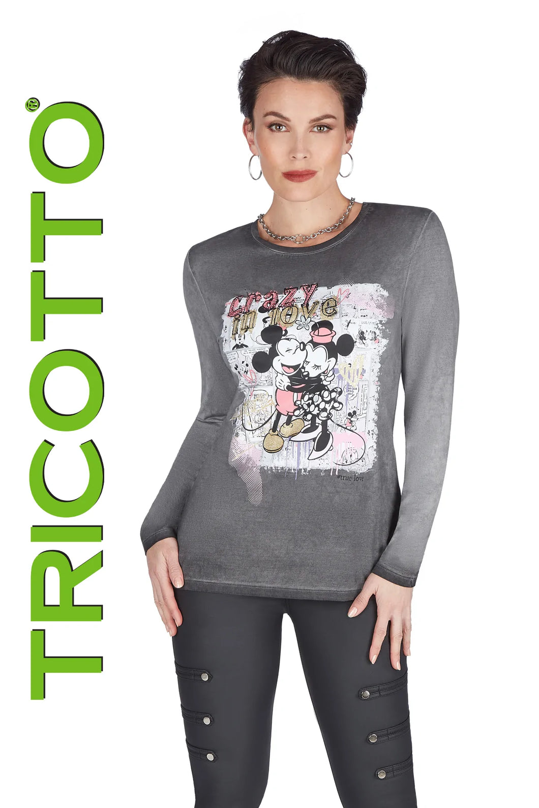 Tricotto 245 Long Sleeve Top With Print