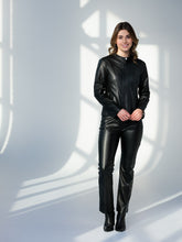 Load image into Gallery viewer, Alison Sheri A40068 Faux Leather Jacket
