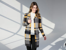 Load image into Gallery viewer, Alison Sheri A40118 Checkered Cardigan
