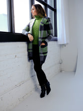 Load image into Gallery viewer, Alison Sheri A40118 Checkered Cardigan
