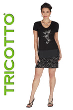 Load image into Gallery viewer, Tricotto C-126 Printed Short Sleeve Top
