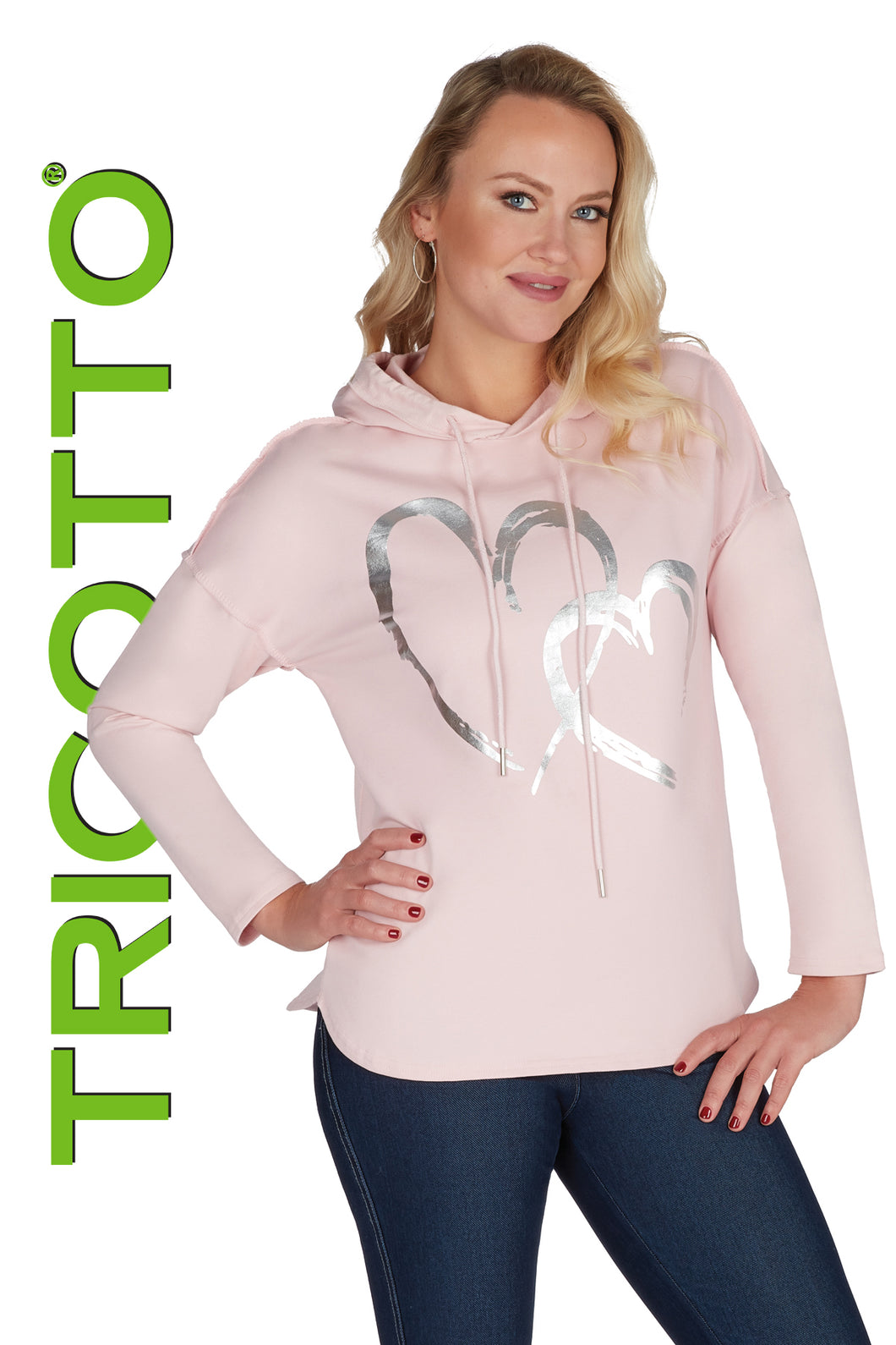 Tricotto C-500 Pink Top With Print