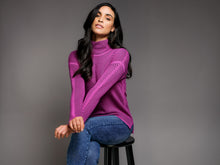 Charger l&#39;image dans la galerie, Elena Wang Style EW29062 High Neck Sweater
