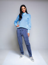 Load image into Gallery viewer, Elena Wang EW29142 Pant With Zipper Pockets And Drawstring At Waist,
